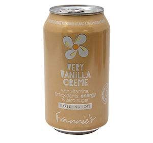 Frannie's Sparkling Beverage- Zero Calories &amp; Sugar, Aspertame Free: 8-Pack 12 fl. oz. Cans (Very Vanilla Creme)
