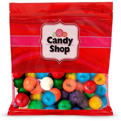 Candy Shop Assorted 8 Color 1 Inch Gumballs - Perfect For, Table Centerpieces, Weddings, Birthdays, Candy Buffets, &amp; Party Favors (1 lb)
