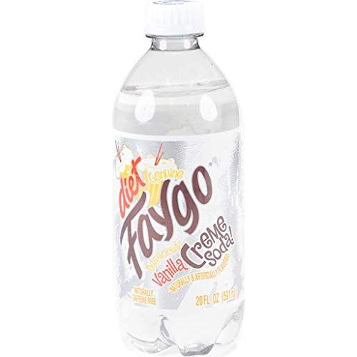 Faygo diet vanilla creme soda pop 20 fluid ounce plastic bottle (pack of 1)
