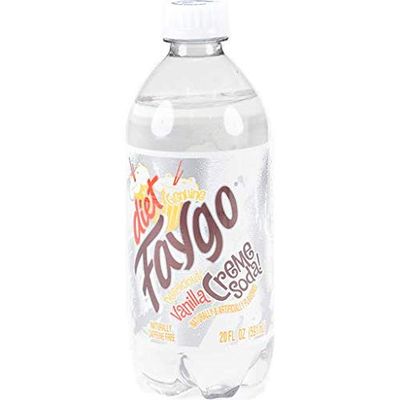 Faygo diet vanilla creme soda pop 20 fluid ounce plastic bottle (pack of 1)
