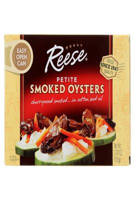Reese Petite Smoked Oysters, 3.7 oz