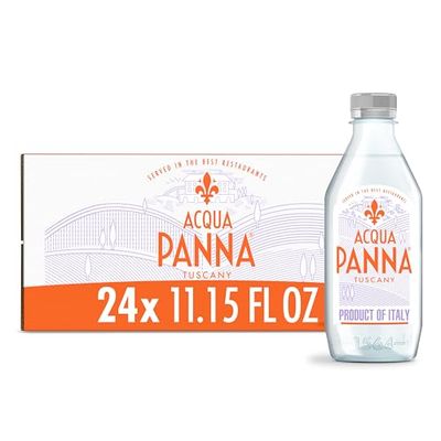 Acqua Panna Natural Spring Water, 11.15 FL OZ Plastic Water Bottles (24 Count)