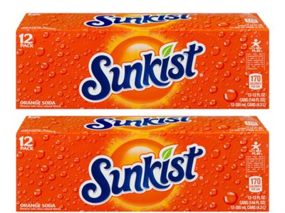 Sunkist Soda Bundled by Louisiana Pantry Original 24 Pack 12 oz Cans