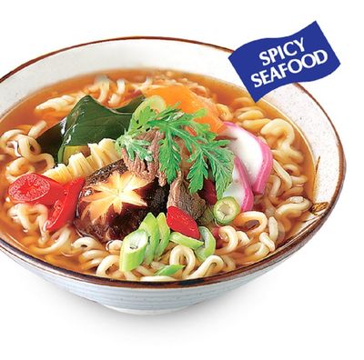 Nongshim Neoguri Spicy Seafood Ramen Noodle Soup, 16 Pack, Microwaveable Ramyun Instant Noodle Cup, Bold &amp; Spicy Chili Peppers