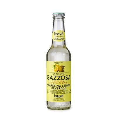 Lurisia - La Nostra Gazzosa - Italian Sparkling Lemon Beverage - 9.3 fl oz (6 Glass Bottles)