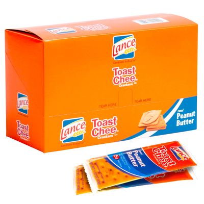 Crackers, Toast Chee Peanut Butter Sandwich 20 pack - WITH RED CHILLI PEPPER