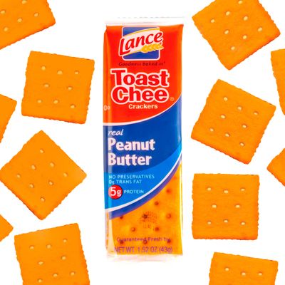 Crackers, Toast Chee Peanut Butter Sandwich 20 pack - WITH RED CHILLI PEPPER