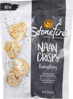 Stonefire Naan Crisps Everything 6oz