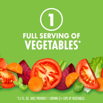 V8 Original 100% Vegetable Juice, 5.5 fl oz Can (6 Pack)