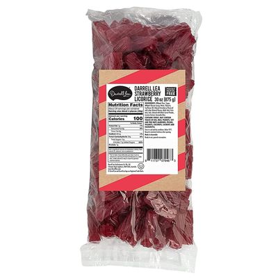 Darrell Lea Soft Australian Licorice Strawberry Flavor 1925 Pound Bulk Bag  NonGMO No Palm Oil Plant Based No High Fructose Corn Syrup  Soft  Chewy Licorice Candy Made in Australia