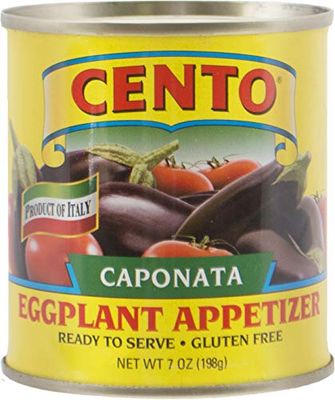 Cento Caponata Eggplant Appetizer, 7 Ounce (Pack of 12)