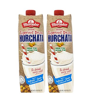 Mercader Whole Tigernut Drink Horchata milk Net.Wt 67.6 oz (2-pack) 2 Liters | Non Dairy | GlutenFree | Lactose Free | Shelf Stable (Pack of 2) Mercader Whole Tigernut Drink Horchata milk Net.Wt 67.6 oz (2-pack) 2 Liters | Non Dairy | GlutenFree | Lactose Free | Shelf Stable (Pack of 2)