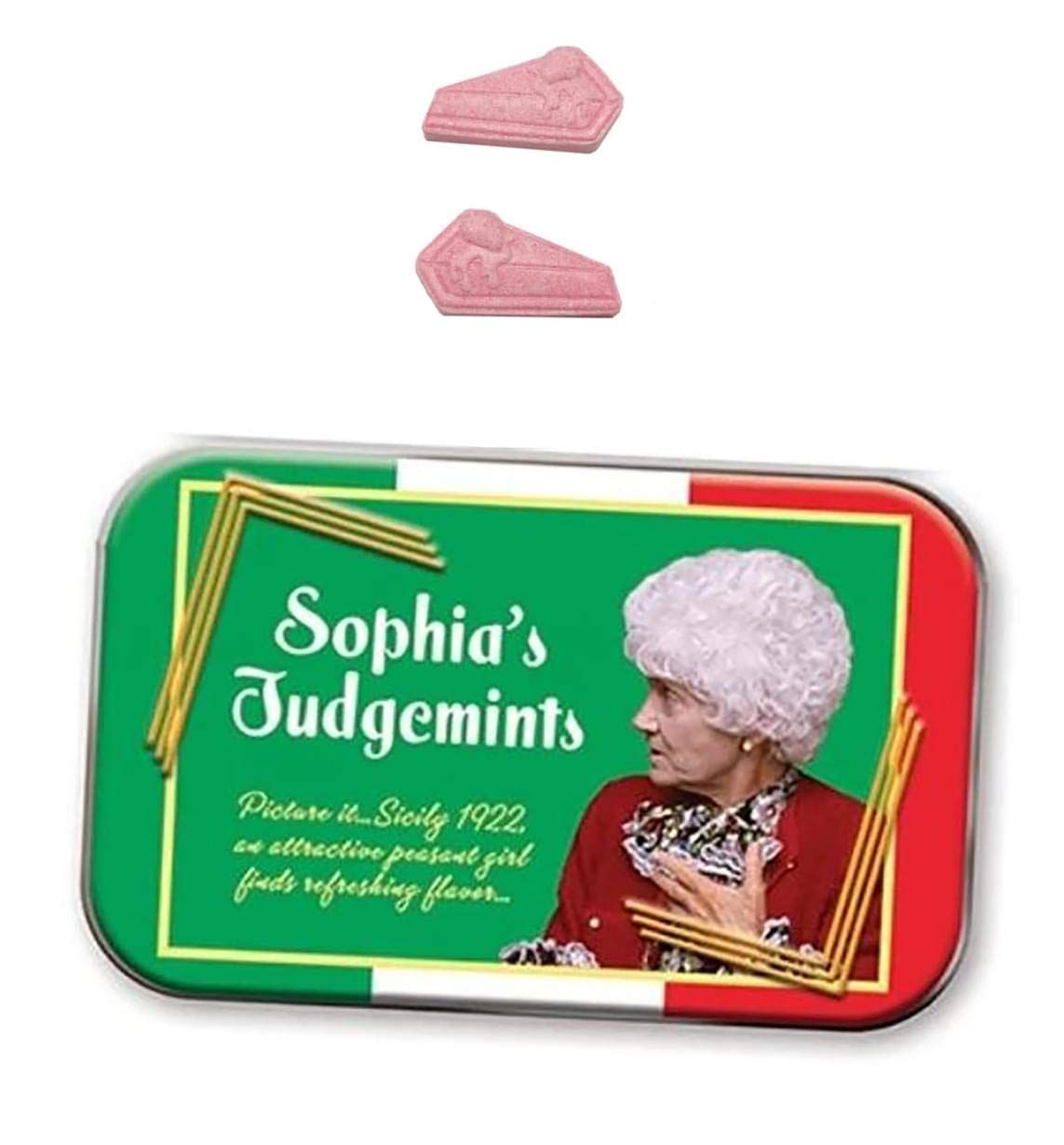 Boston America Corp The Golden Girls Stay Golden Mints In Collectible Tin | Sophia&#39;s Judgemints,.green,One Size