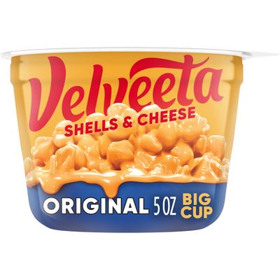 Velveeta Shells &amp; Cheese Original Microwaveable Shell Pasta &amp; Cheese Sauce Big Cup, 5 oz Cup