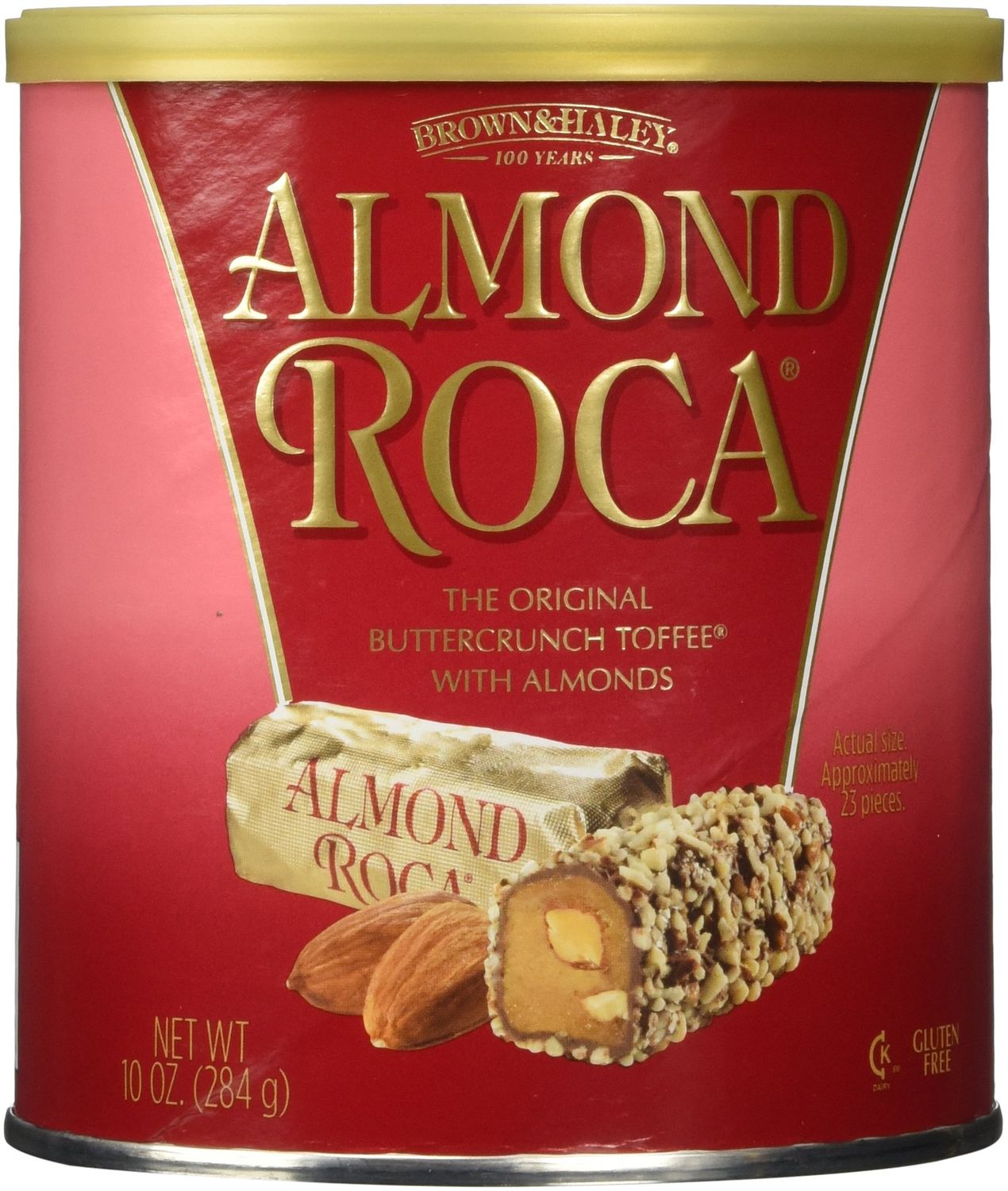 Canister - ALMOND ROCA - 10 oz - Pack of 2