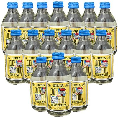 Cock n Bull Tonic Water 16 Pack 10oz Soda Bottles - Ideal Mixer for Cocktails, Mock-tails, and Bartenders - Premium Quality for Perfect Mixed Drinks - Refreshing Flavor Profile- Made In USA