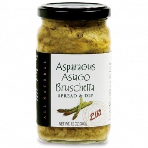 Elki&#39;s Gourmet Asparagus Asiago Bruschetta, 12 Ounce