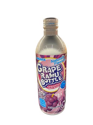 Sangaria Grape Ramu Bottle Can. Japanese Grape Soda. Sweet and Refreshing. Fizzy Beverage. Grape Flavored Soda. Authentic Japanese Taste - 16.2 Fl Oz (pack of 8)