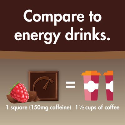 ZenEvo - Driving Energy Berry Dark Chocolate With Caffeine - Caffeinated Chocolate Energy Bites - Low Calorie, Kosher, Gluten Free Snack - 50 Count
