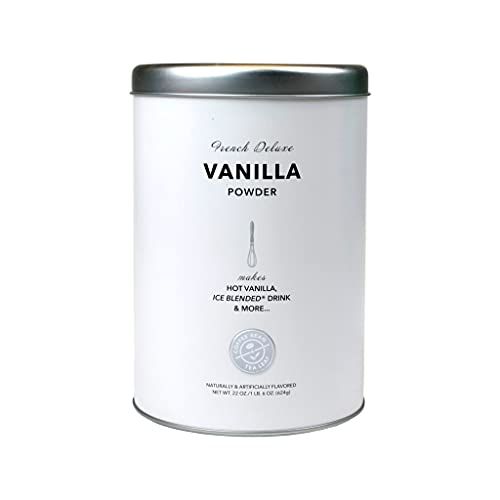 The Coffee Bean &amp; Tea Leaf, French Deluxe Vanilla Powder, Coffee and Drink Powdered Creamer, 22 Ounce Container