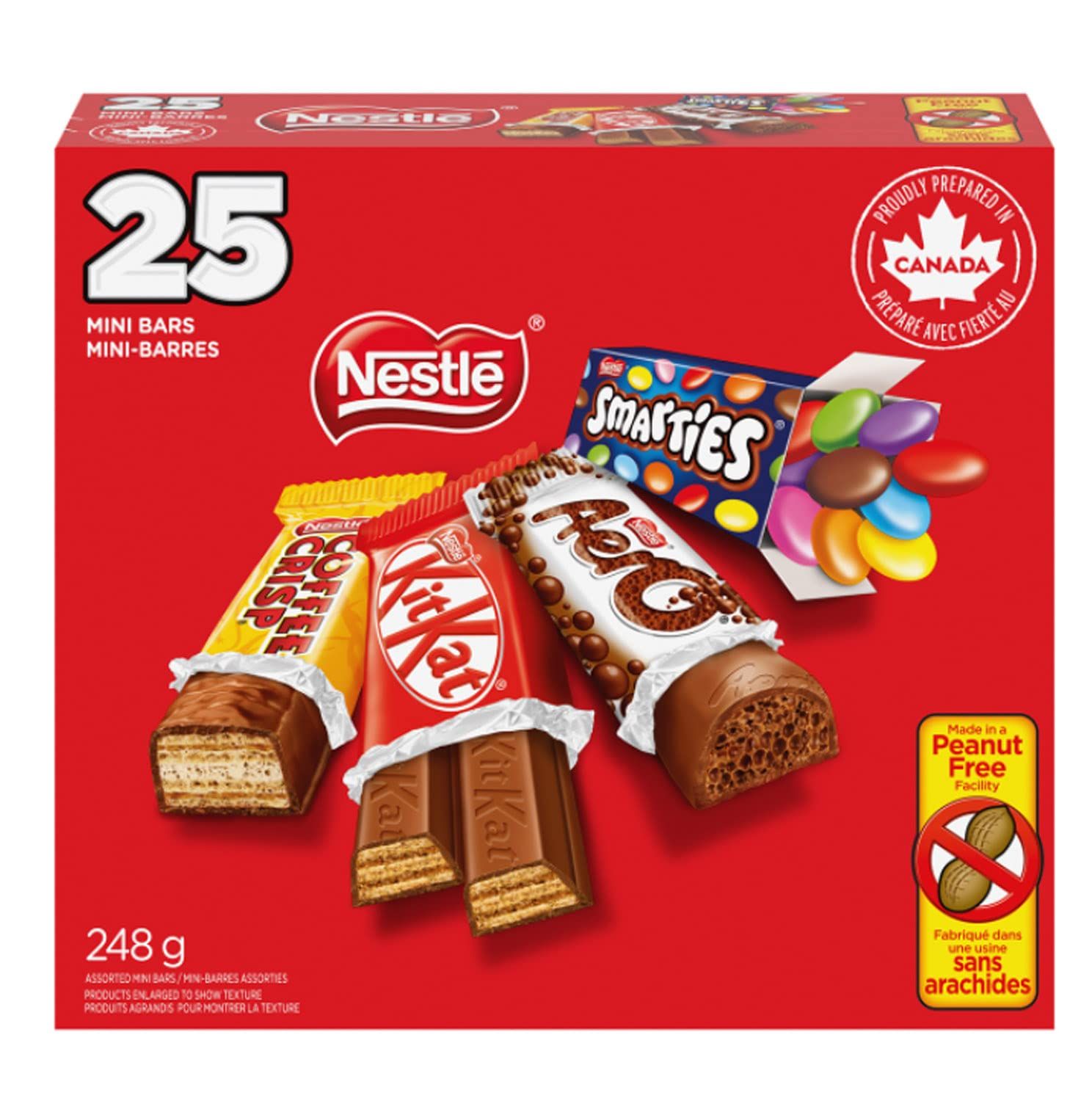 Nestl Assorted Mini Chocolate Bars, 25pcs, 248g
