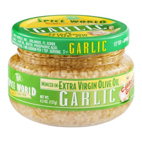 Spice World Minced Garlic in Extra Virgin Olive Oil