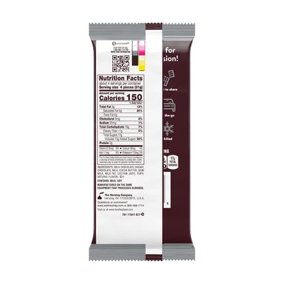 HERSHEY'S Milk Chocolate XL, Christmas Candy Bars, 4.4 oz (12 Count, 16 Pieces)