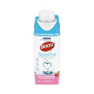 Boost Soothe Clear Nutritional Drink, Strawberry Kiwi, 8 FL OZ, 6-Pack