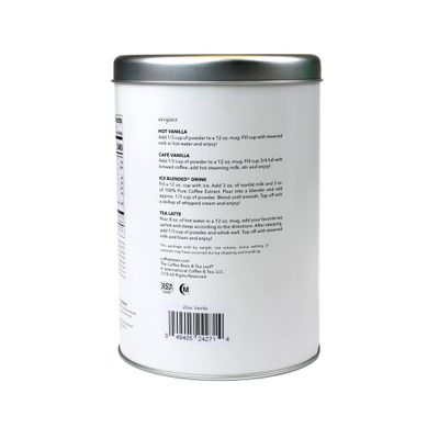 The Coffee Bean &amp; Tea Leaf, French Deluxe Vanilla Powder, Coffee and Drink Powdered Creamer, 22 Ounce Container