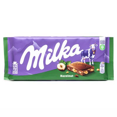 Milka Hazelnuts Chocolate 100g