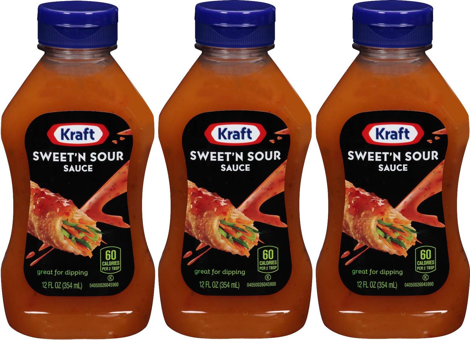Kraft, Sweet &amp; Sour Sauce, 12oz Squeeze Bottle (Pack of 3)