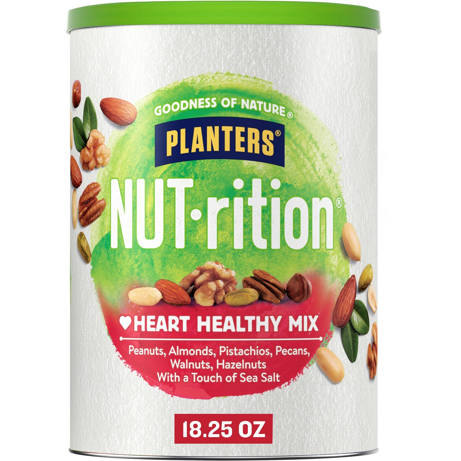 PLANTERS NUT-rition Heart Healthy Nut Mix, Snack Mix, 18.25 Oz