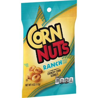 CORN NUTS Ranch Crunchy Corn Kernels Snack, 4 Ounce (Pack of 12)