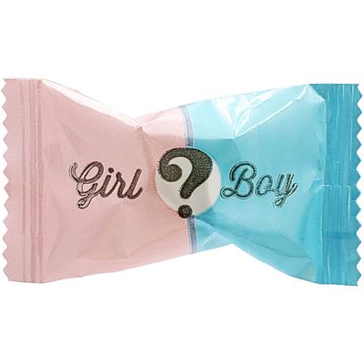 Gender Reveal Buttermints, Mint Candies, After Dinner Mints, Butter Mint Candy, Fat-Free, Individually Wrapped (110 Pieces)