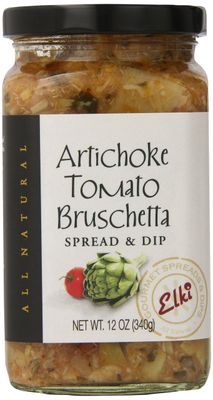 Elki&#39;s Gourmet Artichoke Tomato Bruschetta, 12 Ounce