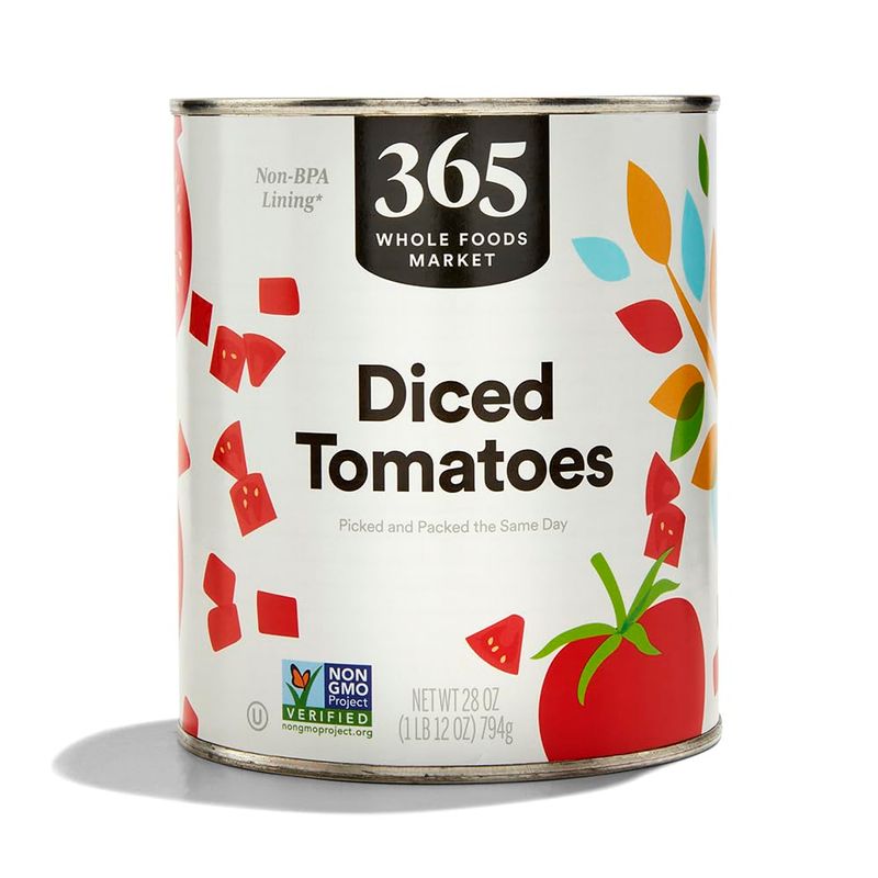 365 by Whole Foods Market, Tomatoes Diced, 28 Ounce