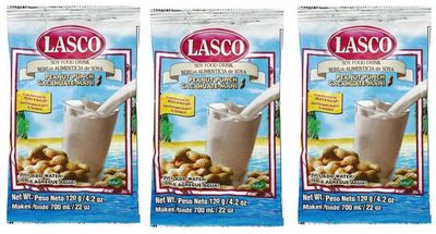 Lasco Vanilla Food Drink ...Available in 2 sizes 3 Pack (120g Lasco Peanut Punch Food Drink)