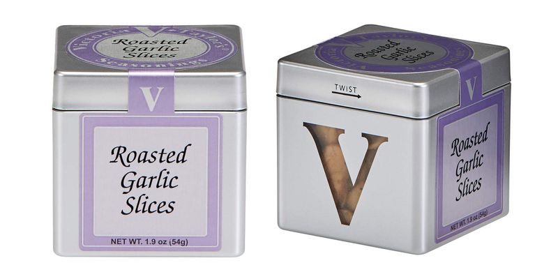 Roasted Garlic Slices- 1.9 oz. Cube (Pack of 2) A pantry staple! The simplest way to enhance flavor without the hassle of peeling and chopping fresh garlic.