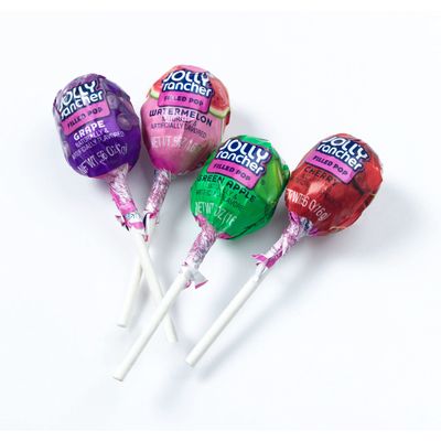 JOLLY RANCHER Filled Pops Assorted Fruit Flavored Candy Box, 56 oz (100 Pieces)