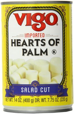 Vigo Salad Cut Palm Hearts, 14 Ounce (Pack of 12)