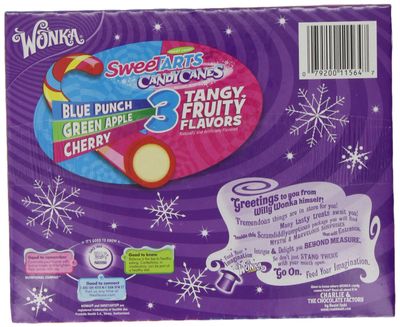 Sweetarts Candy Canes 12ct.