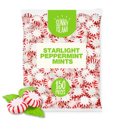 Starlight Peppermint Mints | 2 Pound Bag | Christmas Hard Candy