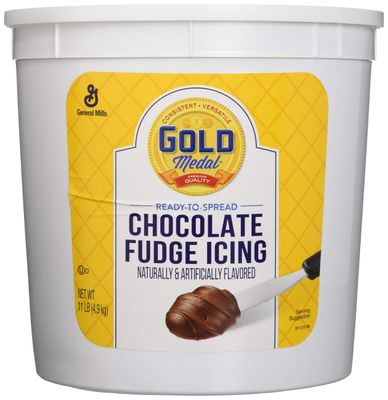 Gold Medal Ready To Spread Icing, Chocolate Fudge, 11 Lbs (Pack of 2)