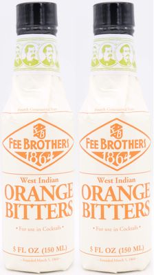 Fee Brothers West Indian Orange Cocktail Bitters - 2 Pack