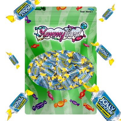 Jolly Rancher Blue Raspberry Hard Candy, Individually Wrapped, Bulk Candy Bag - 1 Pound (16 oz)