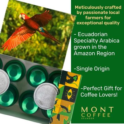 Mont Coffee - Espresso Capsules, Compatible with Original Brewers, Specialty Coffee Pods (30 PODS, AMAZONIAN)