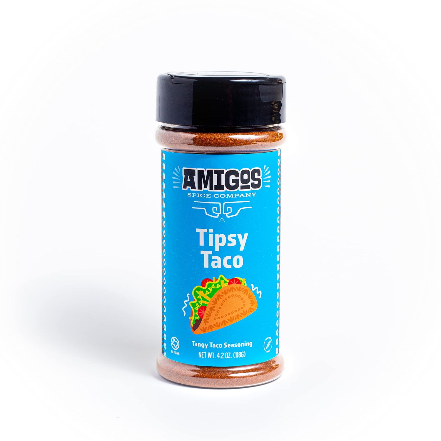 Amigos Spice Company Tipsy Taco, Award Winning Healthy Taco Seasoning Mix (1 jar) 4.2oz