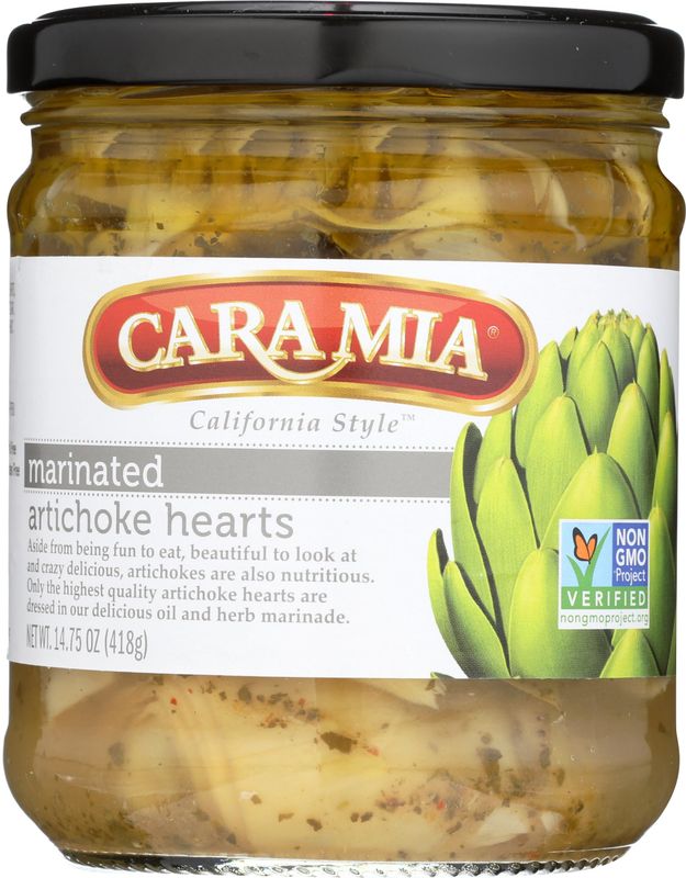 Cara Mia California Style Marinated Artichoke Hearts, 14.75 Oz (Pack of 12)