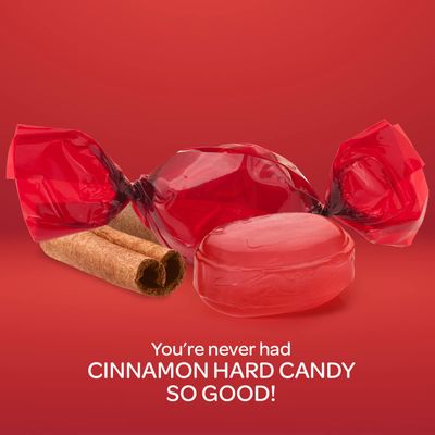 Cinnamon Hard Candy, Bulk Pack 2 Pounds, Individually Wrapped Christmas Old-Fashioned Sweets