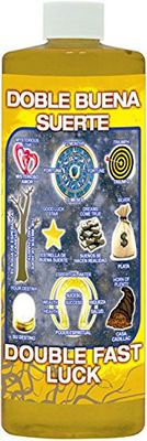 INDIO Spiritual Water Dbl Fast Luck 8ozAGUA ESP DBL BUENA SUERTE 8oz